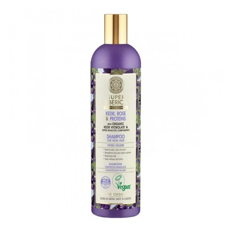 Natura Siberica Pino Rosa y Proteinas Champu Profesional Cabello Debil 400ml