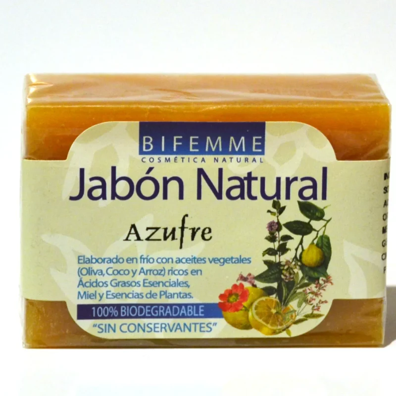 Ynsadiet Jabon Natural Azufre 100g