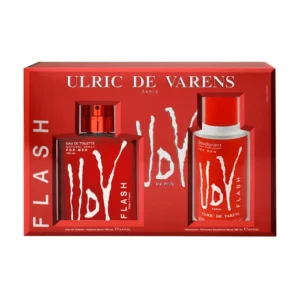 Ulric De Varens Flash Eau De Toilette Spray 100ml Set 2 Piezas