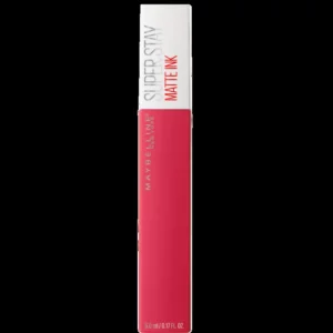 Maybelline Pintalabios Mate Larga Duración Superstay Matte Ink Tono 155 Savant Color Rosa