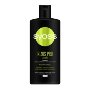 Syoss Champú Rizos Pro Definición E Hidratación Cabello Ondulado O Rizado 440ml